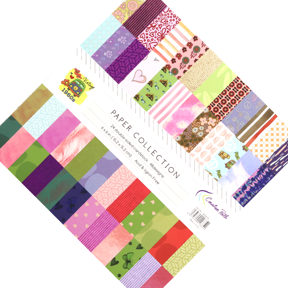 Creatief Pad 1960's Vintage Bl - Vintage Junk Journal Scrapbooking Paper recensie en prijs