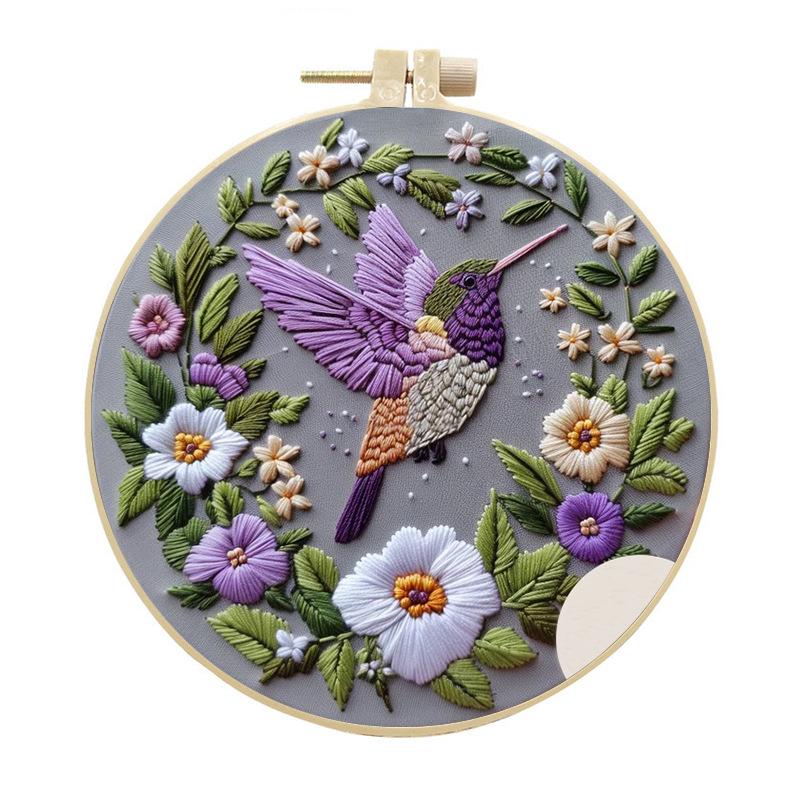 Kolibrie borduurpakket voor be - Cross Stitch Stamped Kits Beginners recensie en prijs