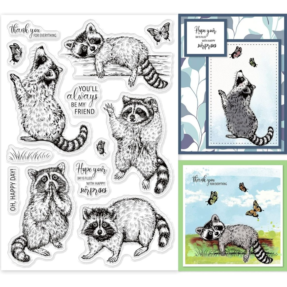 Realistische Wasberen Clear St - Clear Silicone Stamps For Card Making recensie en prijs