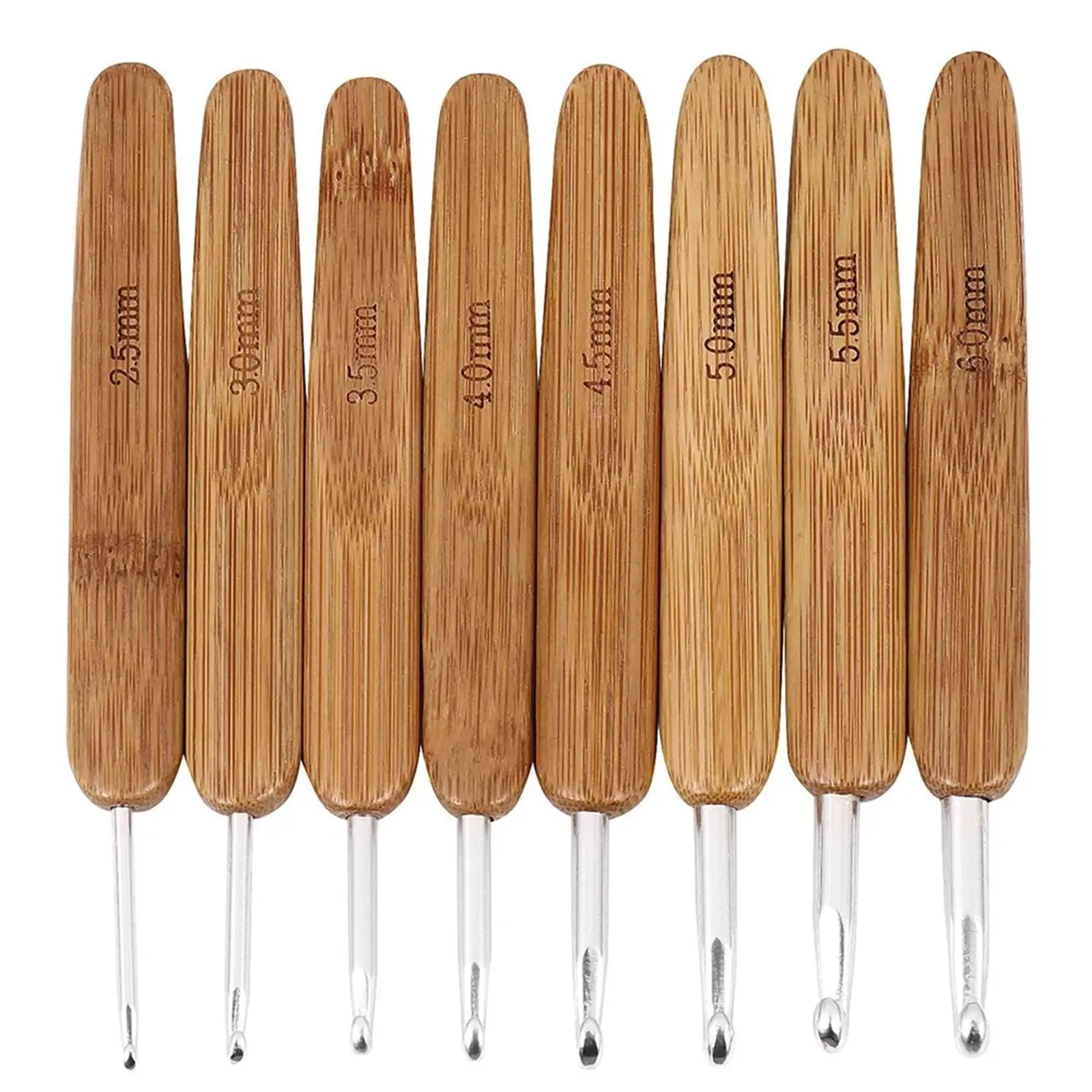 Ambachtelijke haaknaaldenset v - Wooden Crochet Hooks Ergonomic Handle recensie en prijs