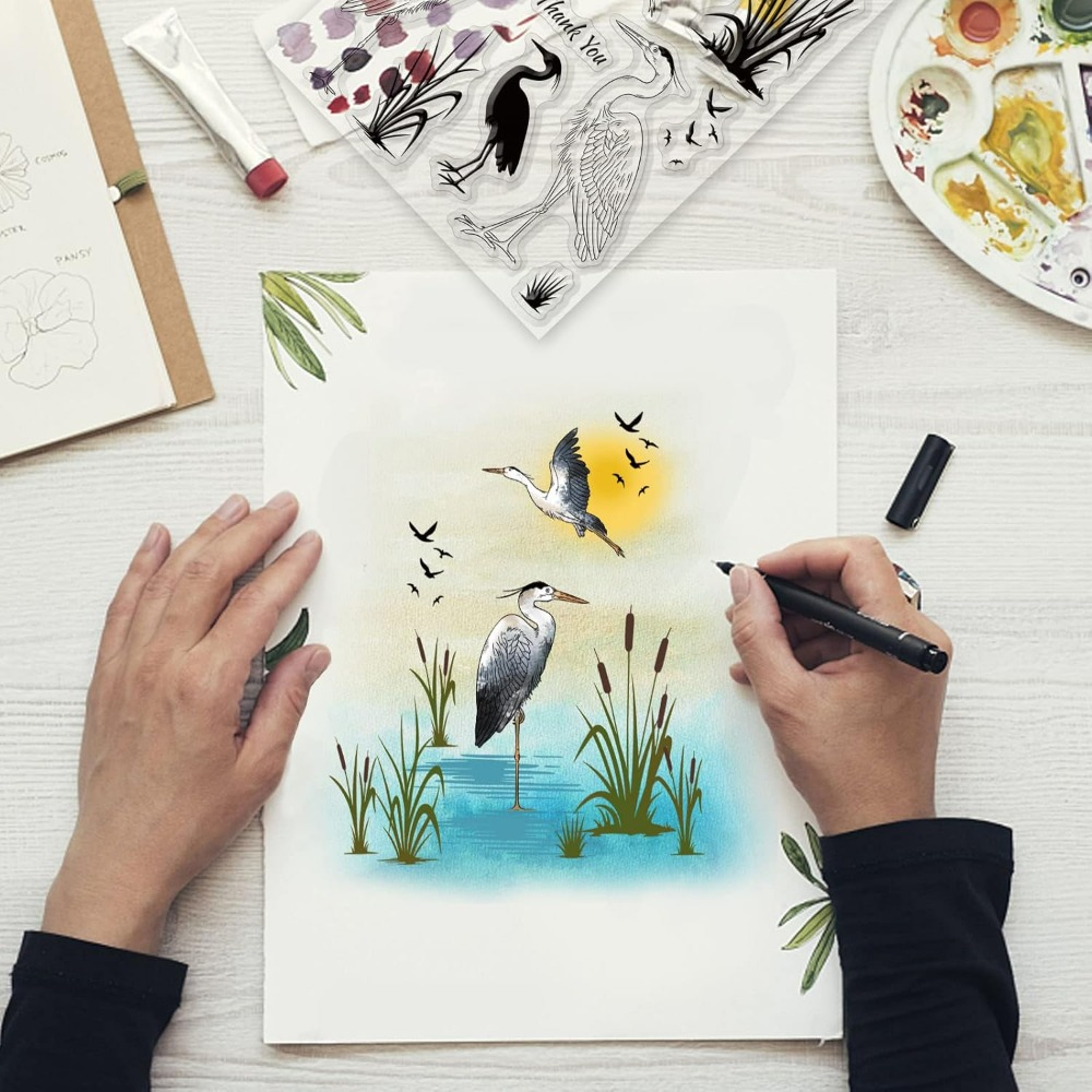 Reiger Clear Stamps Wetland Si - Clear Silicone Stamps For Card Making recensie en prijs