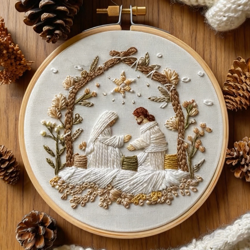 Jesus Birth Kerstborduurpakket - Cotton Embroidery Thread Skeins recensie en prijs