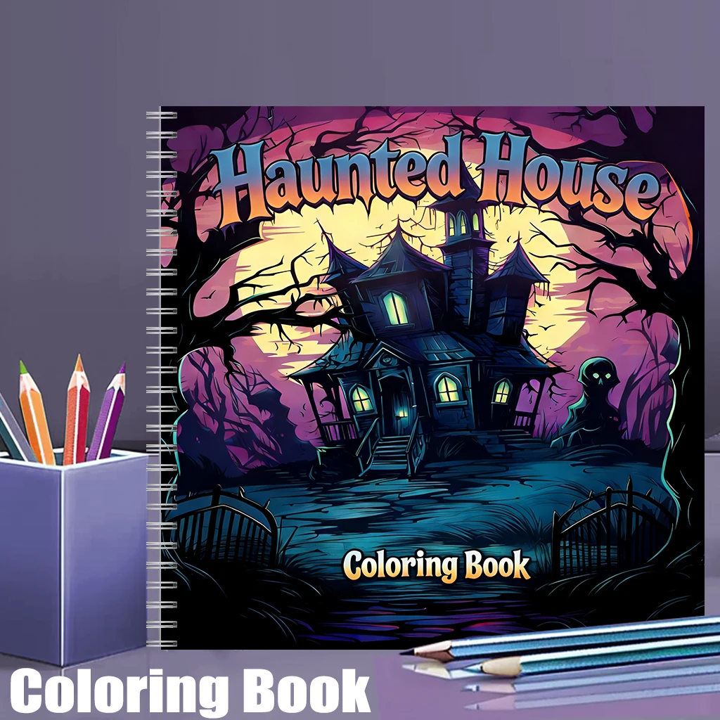 Spookhuis kleurboek voor volwa - Painting Supplies recensie en prijs