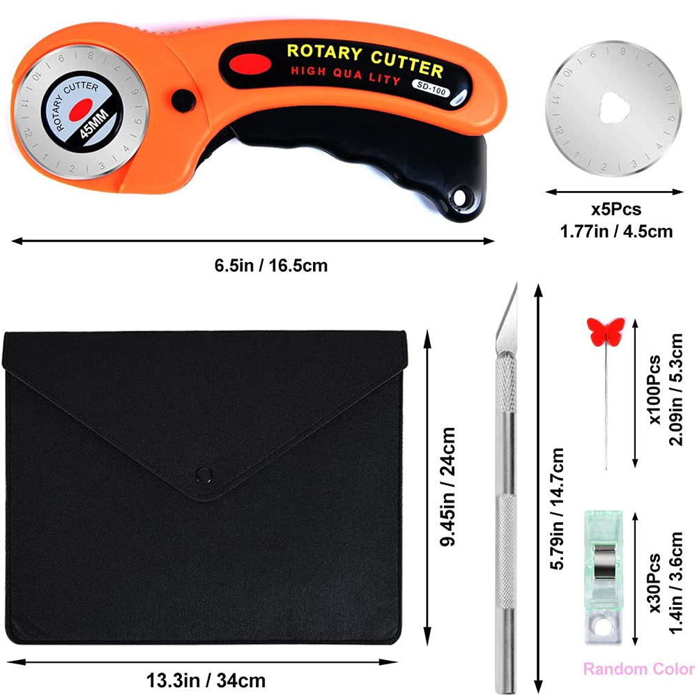 147 Stuks Rotary Cutter Kit 45 - Rotary Cutter For Fabric 45Mm recensie en prijs