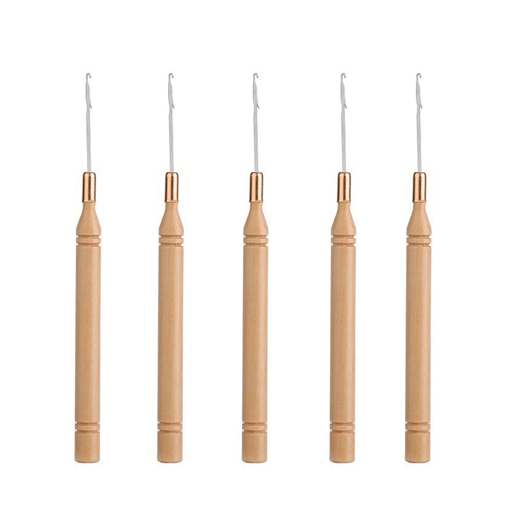 Ergonomische haarextensiehaakn - Wooden Crochet Hooks Ergonomic Handle recensie en prijs