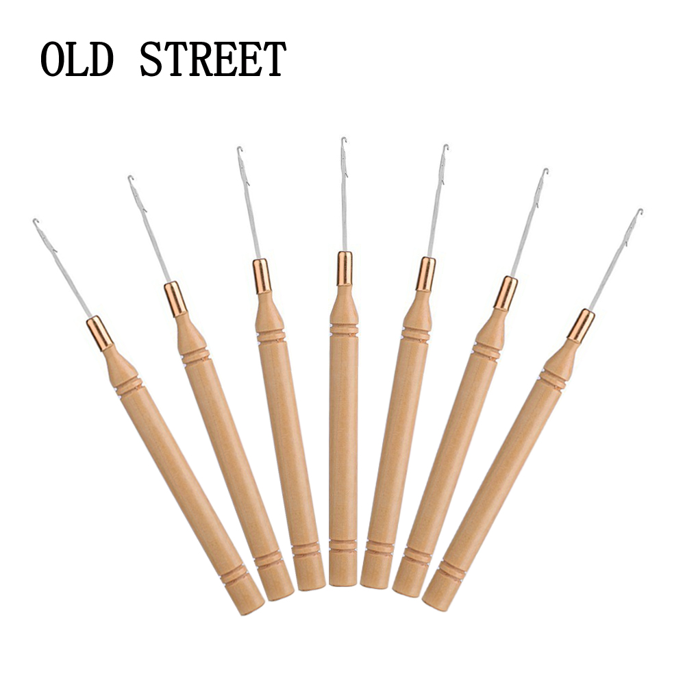 Ergonomische haarextensiehaakn - Wooden Crochet Hooks Ergonomic Handle recensie en prijs
