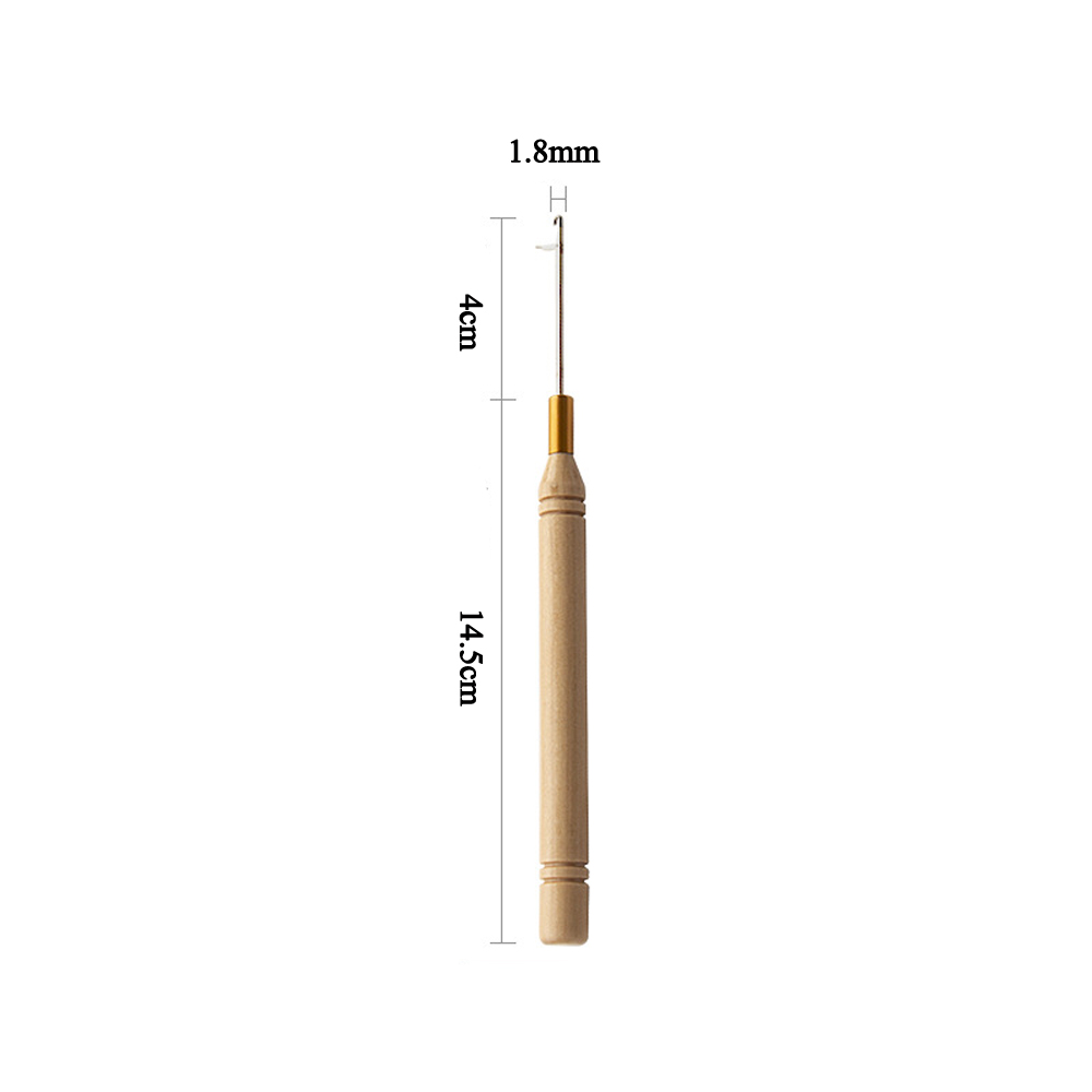 Ergonomische haarextensiehaakn - Wooden Crochet Hooks Ergonomic Handle recensie en prijs