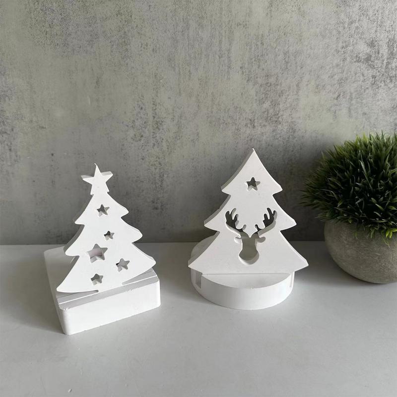 Kerstboom Kaarsbasis Siliconen - Silicone Epoxy Resin Molds Set recensie en prijs