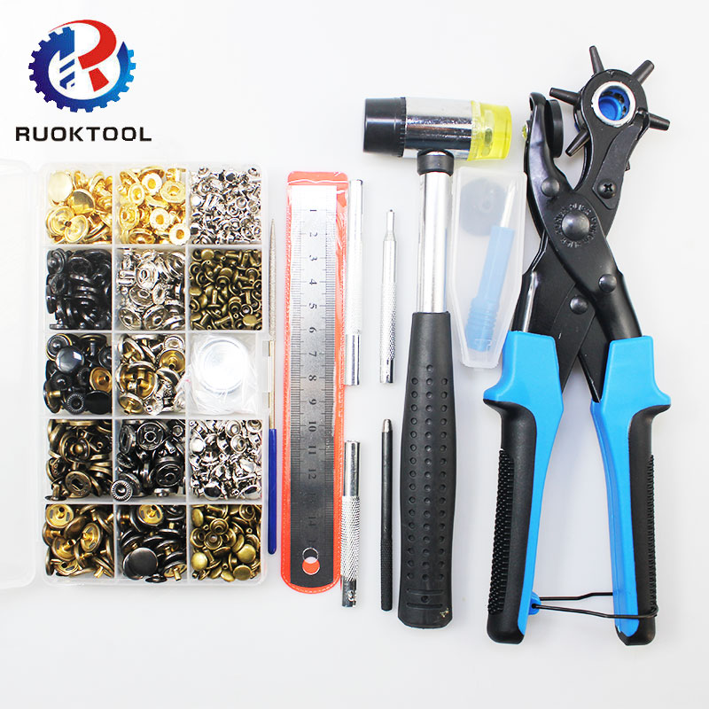 340-delige lederen gatpons tan - Craft Tools recensie en prijs