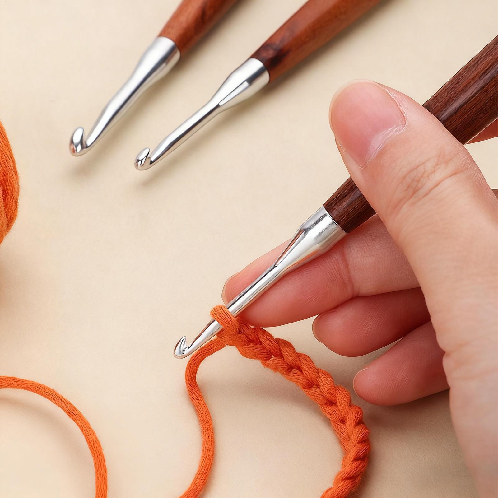 8 stuks haaknaalden gemengde m - Wooden Crochet Hooks Ergonomic Handle recensie en prijs