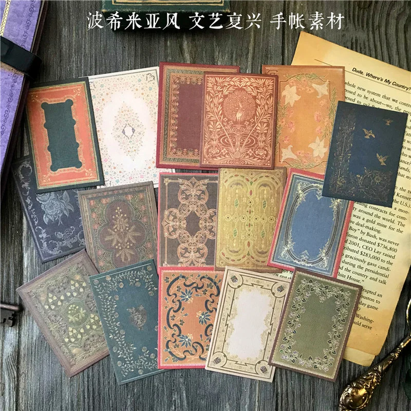 16 stuks vintage bohemian card - Vintage Junk Journal Scrapbooking Paper recensie en prijs
