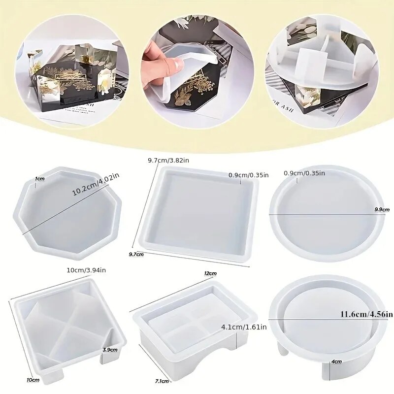 Coaster hars mallen set inclus - Silicone Epoxy Resin Molds Set recensie en prijs