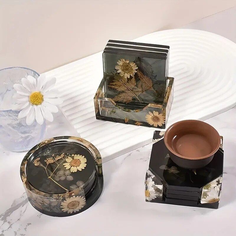 Coaster hars mallen set inclus - Silicone Epoxy Resin Molds Set recensie en prijs