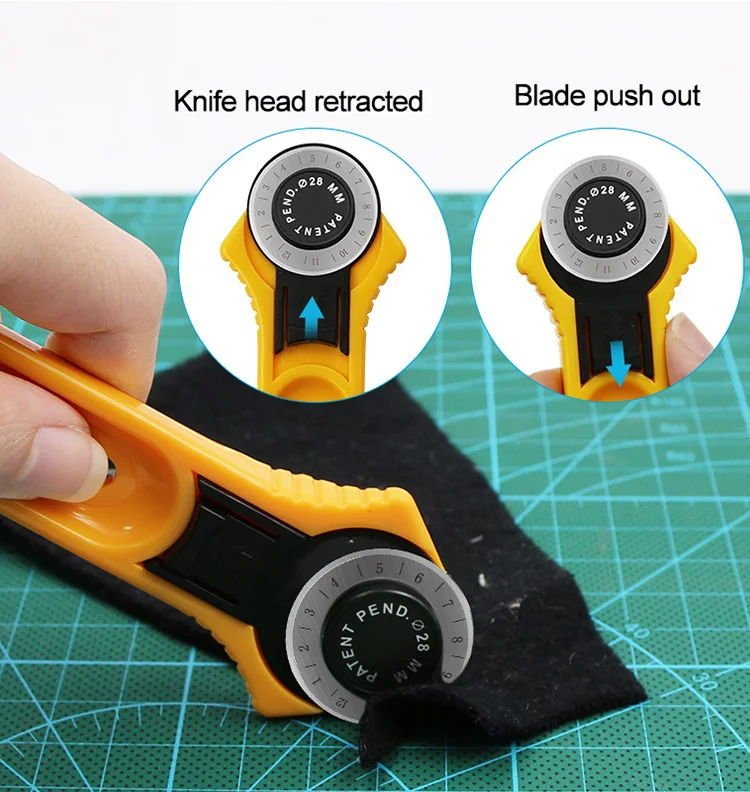 28/45 mm roterende snijbladen  - Rotary Cutter For Fabric 45Mm recensie en prijs