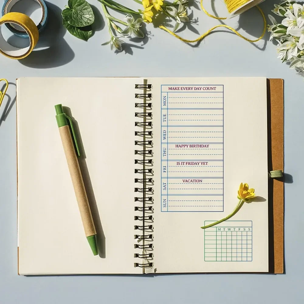 Weekplan Duidelijke stempel Ka - Clear Silicone Stamps For Card Making recensie en prijs