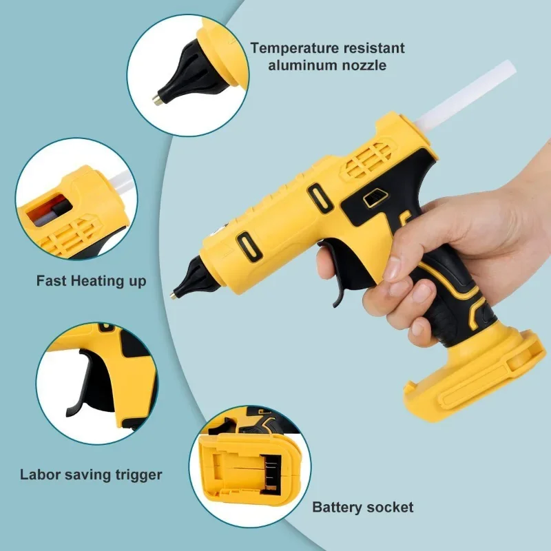 Draadloze Elektrische Handheld - Hot Melt Glue Gun Cordless recensie en prijs