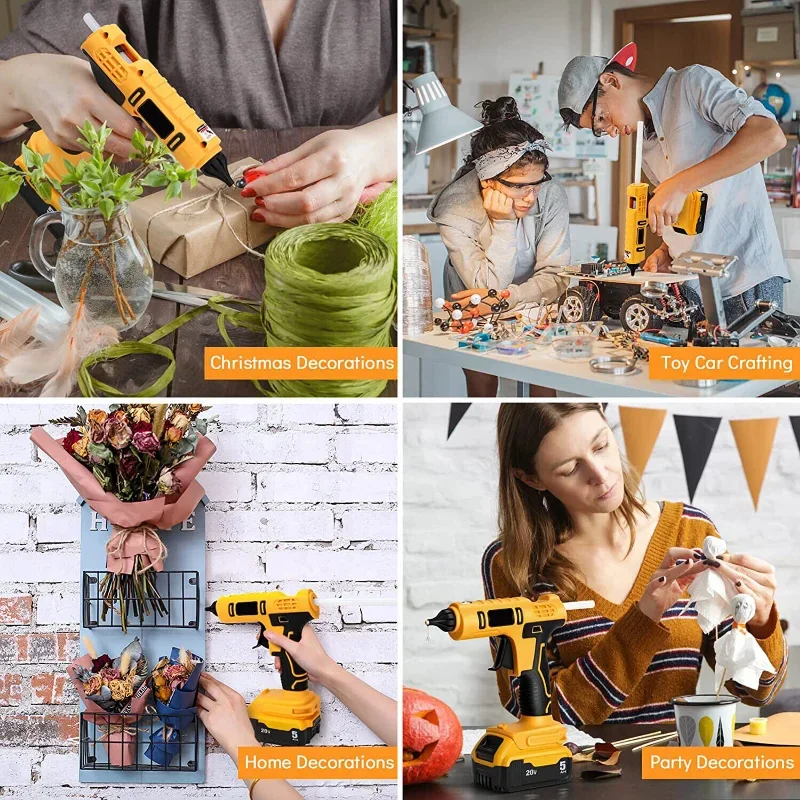 Draadloze Elektrische Handheld - Hot Melt Glue Gun Cordless recensie en prijs