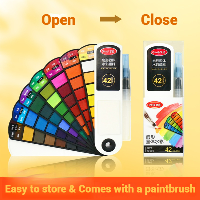 18/24/42/60 Effen aquarelpigme - Watercolor Paint Set Solid Pigment recensie en prijs