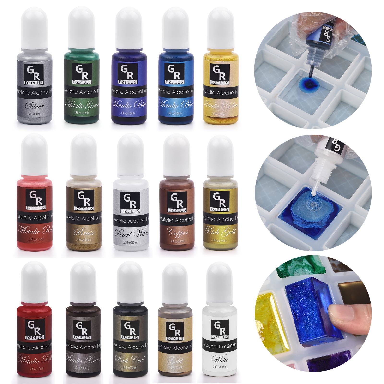 1 Set Hars Pigment Kit Art Ink - Silicone Epoxy Resin Molds Set recensie en prijs