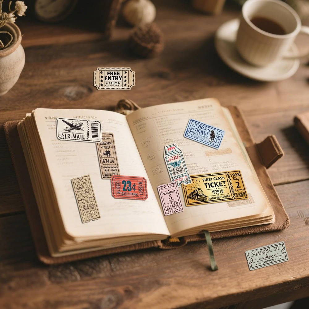 Vintage Ticket Clear Stamp voo - Clear Silicone Stamps For Card Making recensie en prijs