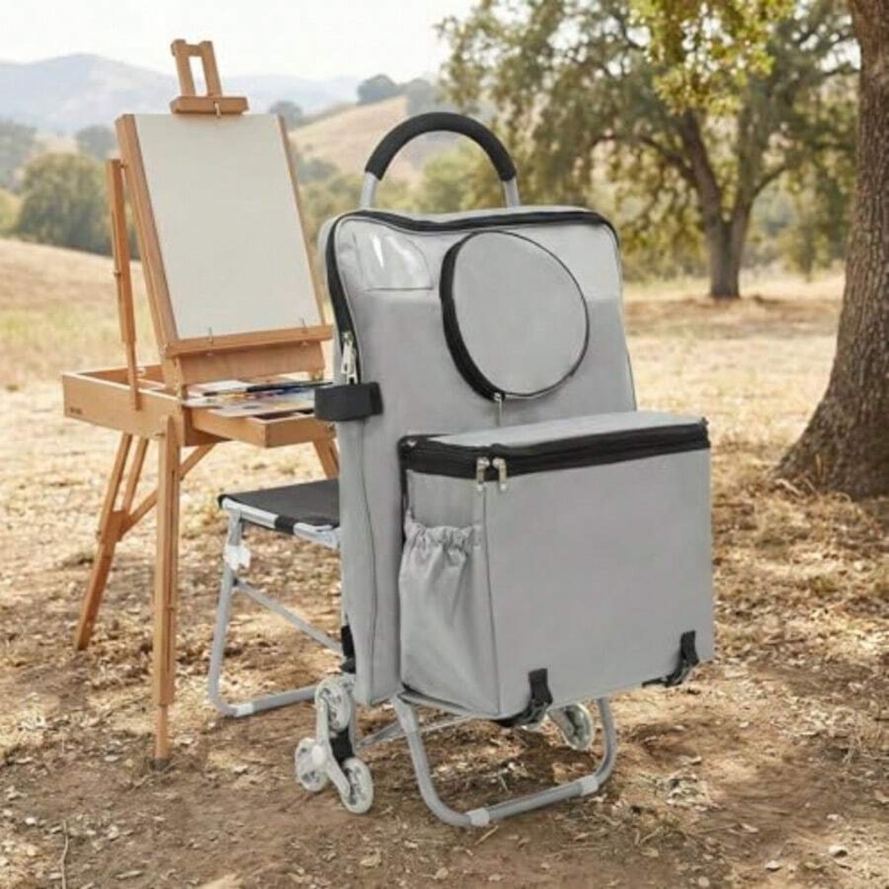 3-wielige opvouwbare kunstkar  - Painting Supplies recensie en prijs