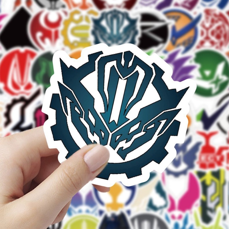 60 vellen Kamen Rider logo-sti - Scrapbooking recensie en prijs